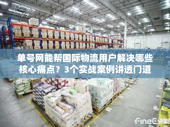 单号网能帮国际物流用户解决哪些核心痛点?3个实战案例讲透门道 单号网能帮国际物流用户解决哪些核心痛点?3个实战案例讲透门道