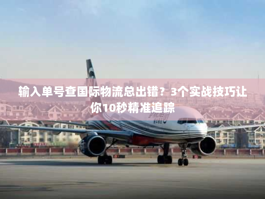 输入单号查国际物流总出错？3个实战技巧让你10秒精准追踪