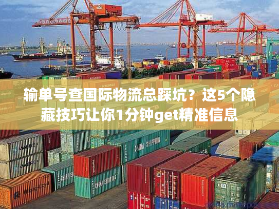 输单号查国际物流总踩坑?这5个隐藏技巧让你1分钟get精准信息 输单号查国际物流总踩坑?这5个隐藏技巧让你1分钟get精准信息