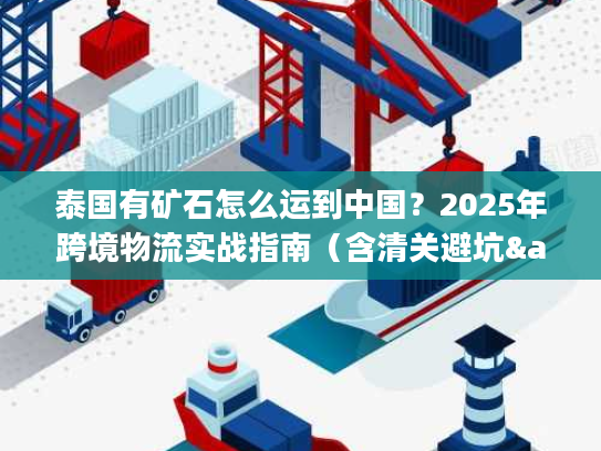 泰国有矿石怎么运到中国？2025年跨境物流实战指南（含清关避坑&成本优化）