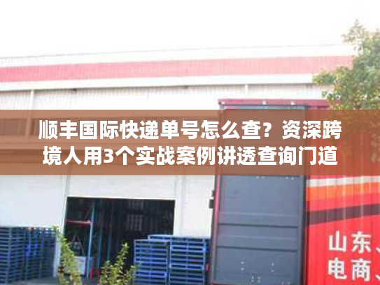 顺丰国际快递单号怎么查?资深跨境人用3个实战案例讲透查询门道 顺丰国际快递单号怎么查?资深跨境人用3个实战案例讲透查询门道