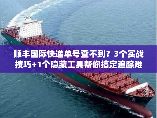 顺丰国际快递单号查不到？3个实战技巧+1个隐藏工具帮你搞定追踪难题