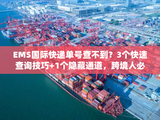 EMS国际快递单号查不到？3个快速查询技巧+1个隐藏通道，跨境人必看
