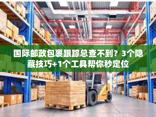 国际邮政包裹跟踪总查不到？3个隐藏技巧+1个工具帮你秒定位