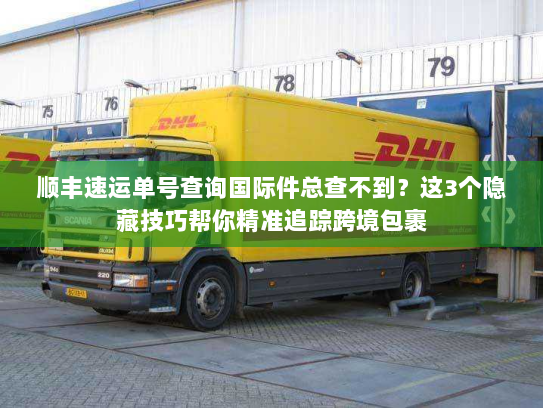 顺丰速运单号查询国际件总查不到？这3个隐藏技巧帮你精准追踪跨境包裹