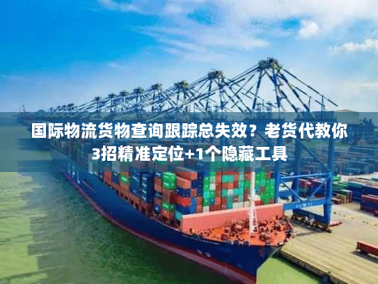国际物流货物查询跟踪总失效？老货代教你3招精准定位+1个隐藏工具