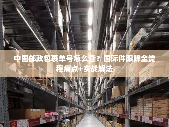 中国邮政包裹单号怎么查？国际件跟踪全流程痛点+实战解法