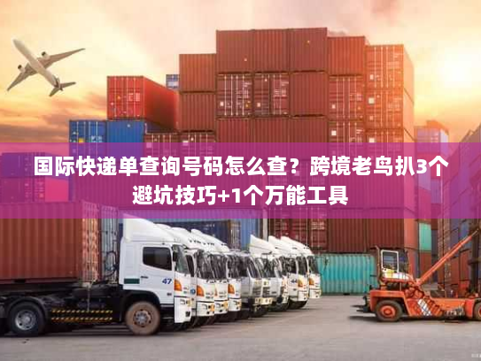 国际快递单查询号码怎么查？跨境老鸟扒3个避坑技巧+1个万能工具