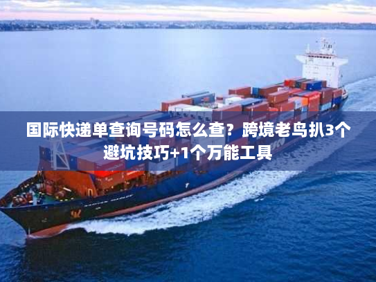 国际快递单查询号码怎么查？跨境老鸟扒3个避坑技巧+1个万能工具