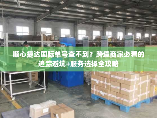 顺心捷达国际单号查不到？跨境商家必看的追踪避坑+服务选择全攻略
