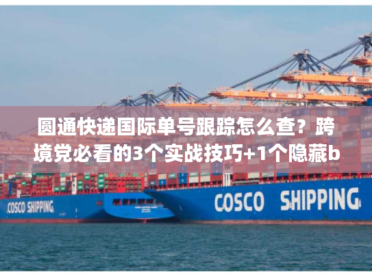 圆通快递国际单号跟踪怎么查？跨境党必看的3个实战技巧+1个隐藏bug