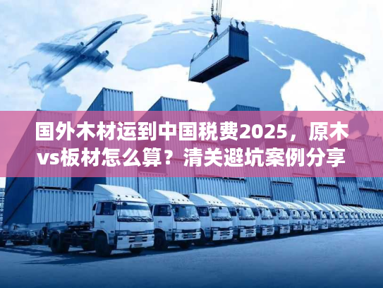 国外木材运到中国税费2025，原木vs板材怎么算？清关避坑案例分享
