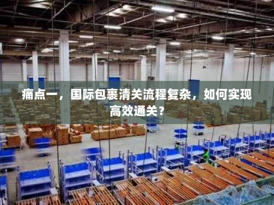 痛点一,国际包裹清关流程复杂,如何实现高效通关? 痛点一,国际包裹清关流程复杂,如何实现高效通关?