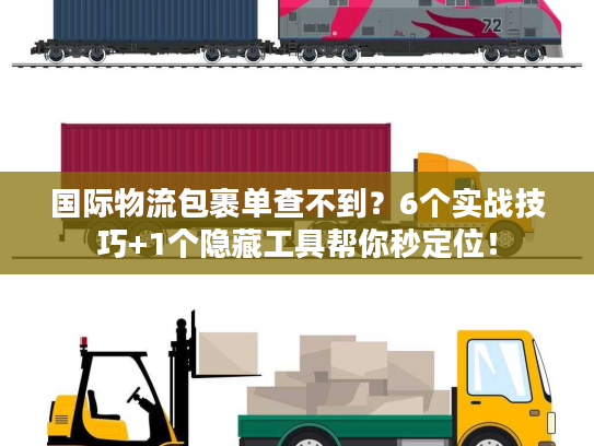 国际物流包裹单查不到？6个实战技巧+1个隐藏工具帮你秒定位！