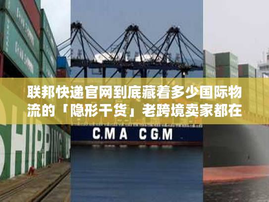 联邦快递官网到底藏着多少国际物流的「隐形干货」老跨境卖家都在偷偷翻