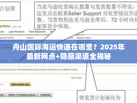 舟山国际海运快递在哪里？2025年最新网点+隐藏渠道全揭秘