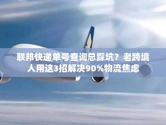 联邦快递单号查询总踩坑？老跨境人用这3招解决90%物流焦虑