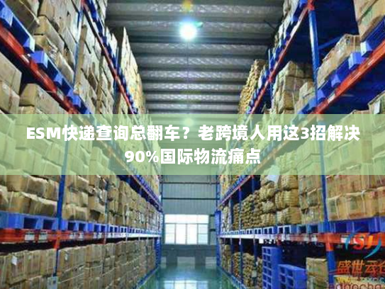 ESM快递查询总翻车？老跨境人用这3招解决90%国际物流痛点