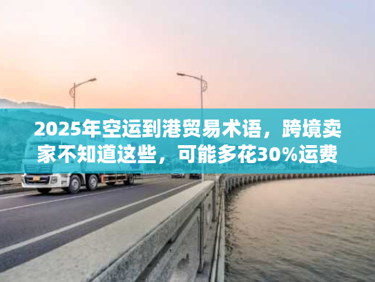 2025年空运到港贸易术语,跨境卖家不知道这些,可能多花30%运费? 2025年空运到港贸易术语,跨境卖家不知道这些,可能多花30%运费?