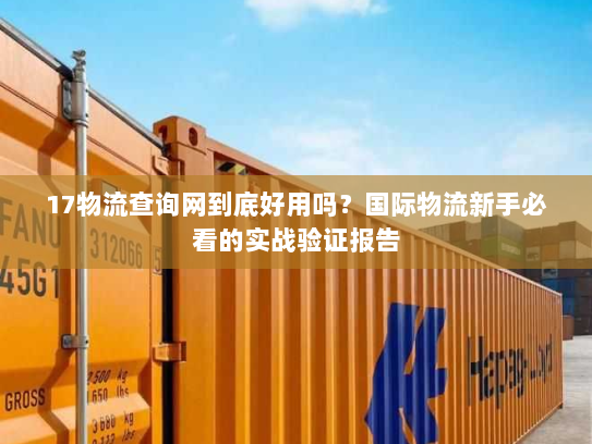 17物流查询网到底好用吗？国际物流新手必看的实战验证报告
