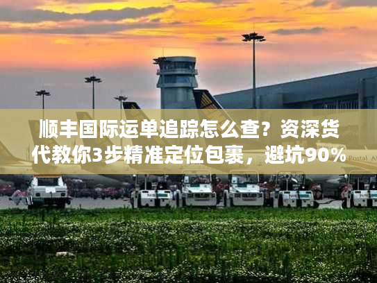顺丰国际运单追踪怎么查?资深货代教你3步精准定位包裹,避坑90%物流延误 顺丰国际运单追踪怎么查?资深货代教你3步精准定位包裹,避坑90%物流延误
