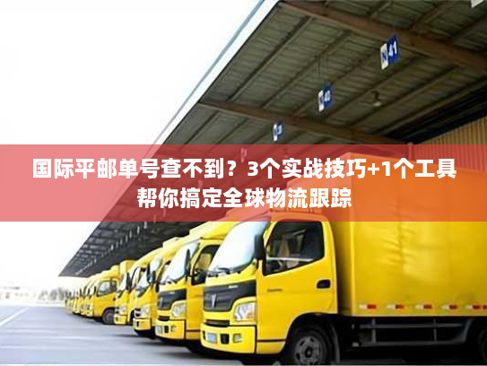 国际平邮单号查不到？3个实战技巧+1个工具帮你搞定全球物流跟踪
