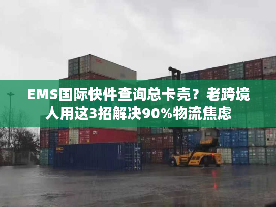 EMS国际快件查询总卡壳？老跨境人用这3招解决90%物流焦虑