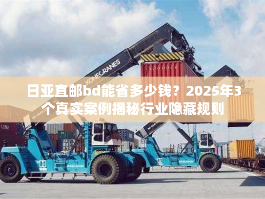 日亚直邮bd能省多少钱？2025年3个真实案例揭秘行业隐藏规则