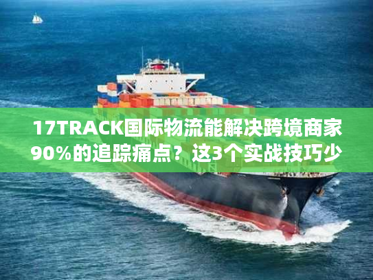 17TRACK国际物流能解决跨境商家90%的追踪痛点？这3个实战技巧少有人知