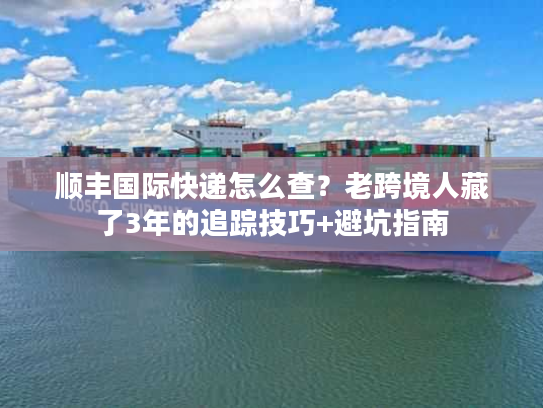 顺丰国际快递怎么查？老跨境人藏了3年的追踪技巧+避坑指南