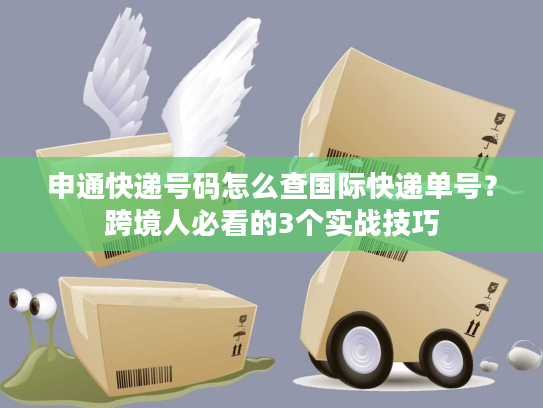 申通快递号码怎么查国际快递单号？跨境人必看的3个实战技巧