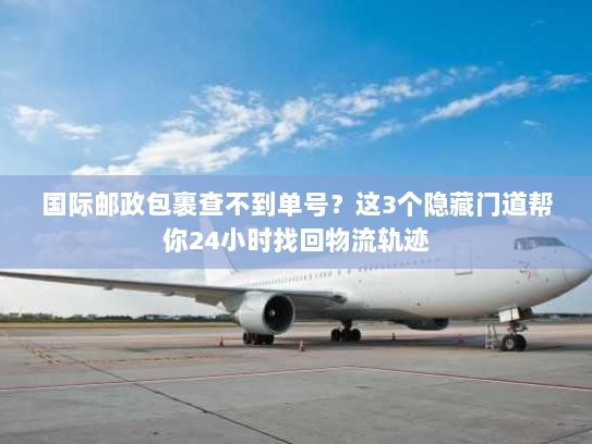 国际邮政包裹查不到单号？这3个隐藏门道帮你24小时找回物流轨迹