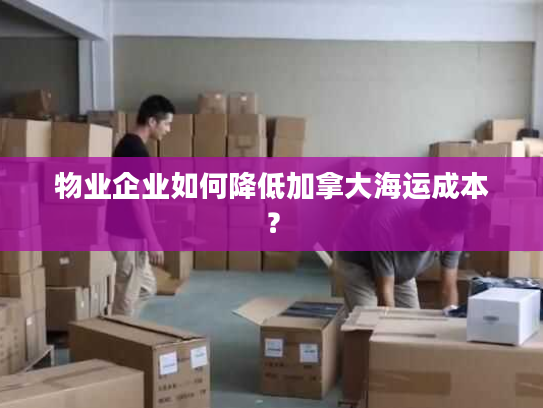 物业企业如何降低加拿大海运成本? 物业企业如何降低加拿大海运成本?