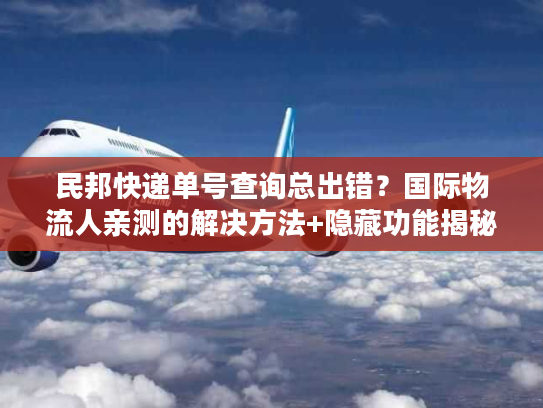 民邦快递单号查询总出错？国际物流人亲测的解决方法+隐藏功能揭秘