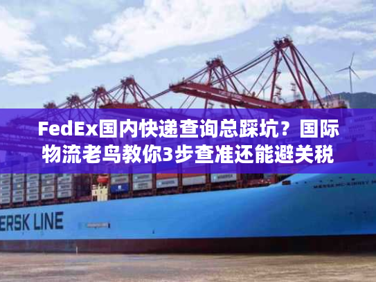 FedEx国内快递查询总踩坑？国际物流老鸟教你3步查准还能避关税