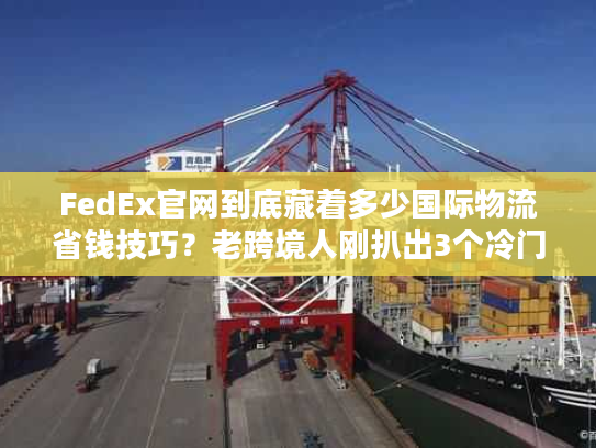 FedEx官网到底藏着多少国际物流省钱技巧?老跨境人刚扒出3个冷门玩法 FedEx官网到底藏着多少国际物流省钱技巧?老跨境人刚扒出3个冷门玩法