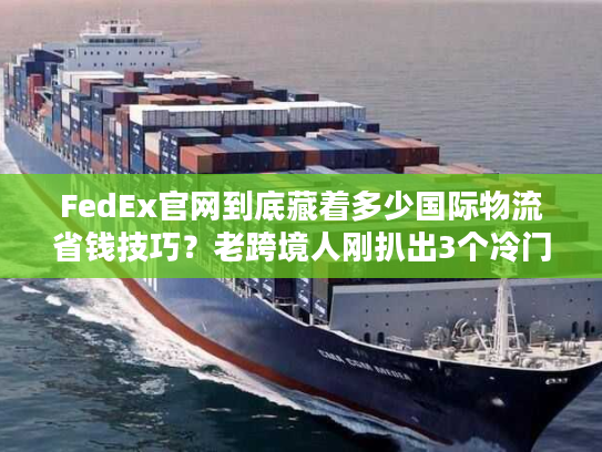 FedEx官网到底藏着多少国际物流省钱技巧?老跨境人刚扒出3个冷门玩法 FedEx官网到底藏着多少国际物流省钱技巧?老跨境人刚扒出3个冷门玩法