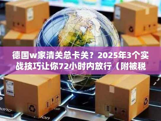 德国w家清关总卡关？2025年3个实战技巧让你72小时内放行（附被税应对方案）