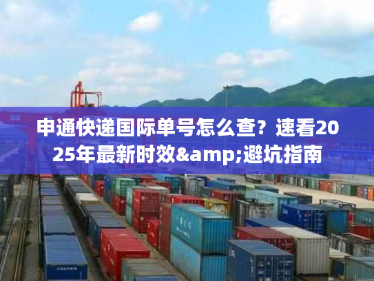 申通快递国际单号怎么查？速看2025年最新时效&避坑指南