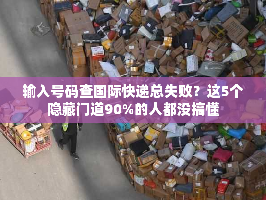 输入号码查国际快递总失败？这5个隐藏门道90%的人都没搞懂