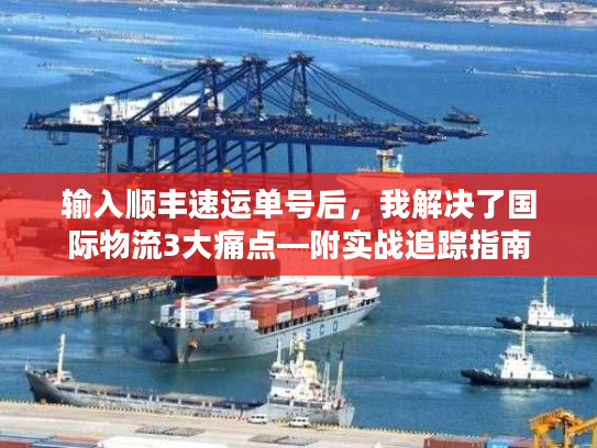 输入顺丰速运单号后，我解决了国际物流3大痛点—附实战追踪指南