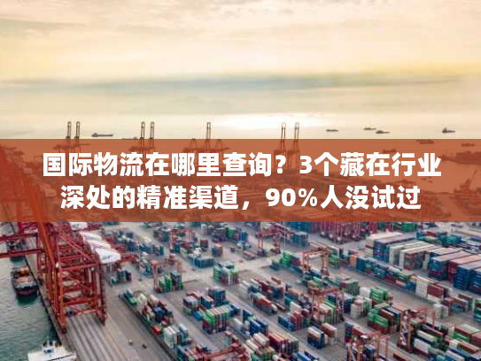国际物流在哪里查询?3个藏在行业深处的精准渠道,90%人没试过 国际物流在哪里查询?3个藏在行业深处的精准渠道,90%人没试过