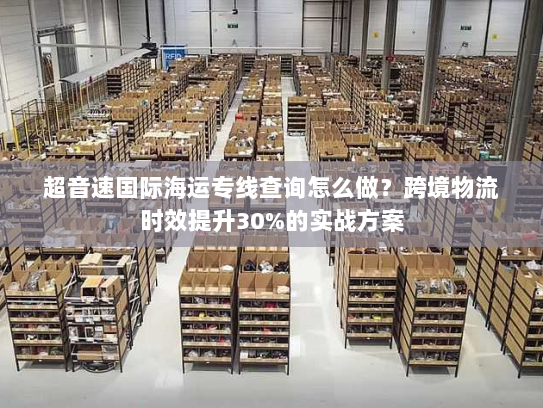 超音速国际海运专线查询怎么做?跨境物流时效提升30%的实战方案 超音速国际海运专线查询怎么做?跨境物流时效提升30%的实战方案