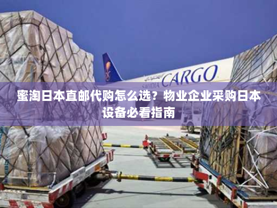 蜜淘日本直邮代购怎么选?物业企业采购日本设备必看指南 蜜淘日本直邮代购怎么选?物业企业采购日本设备必看指南
