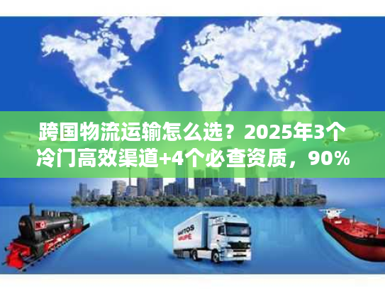 跨国物流运输怎么选？2025年3个冷门高效渠道+4个必查资质，90%货主不知道