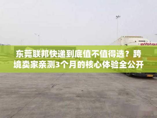 东莞联邦快递到底值不值得选？跨境卖家亲测3个月的核心体验全公开