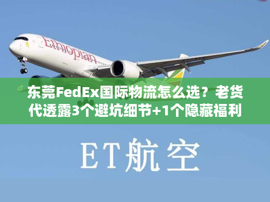 东莞FedEx国际物流怎么选？老货代透露3个避坑细节+1个隐藏福利