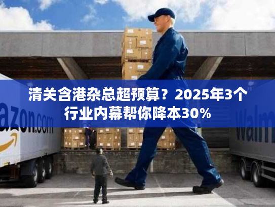 清关含港杂总超预算？2025年3个行业内幕帮你降本30%
