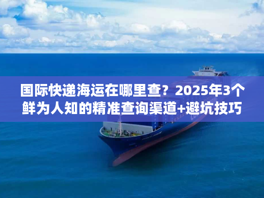 国际快递海运在哪里查?2025年3个鲜为人知的精准查询渠道+避坑技巧 国际快递海运在哪里查?2025年3个鲜为人知的精准查询渠道+避坑技巧