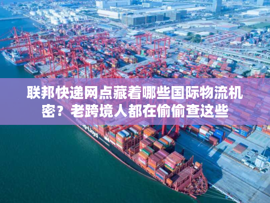 联邦快递网点藏着哪些国际物流机密？老跨境人都在偷偷查这些
